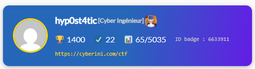 Certification Cyberini